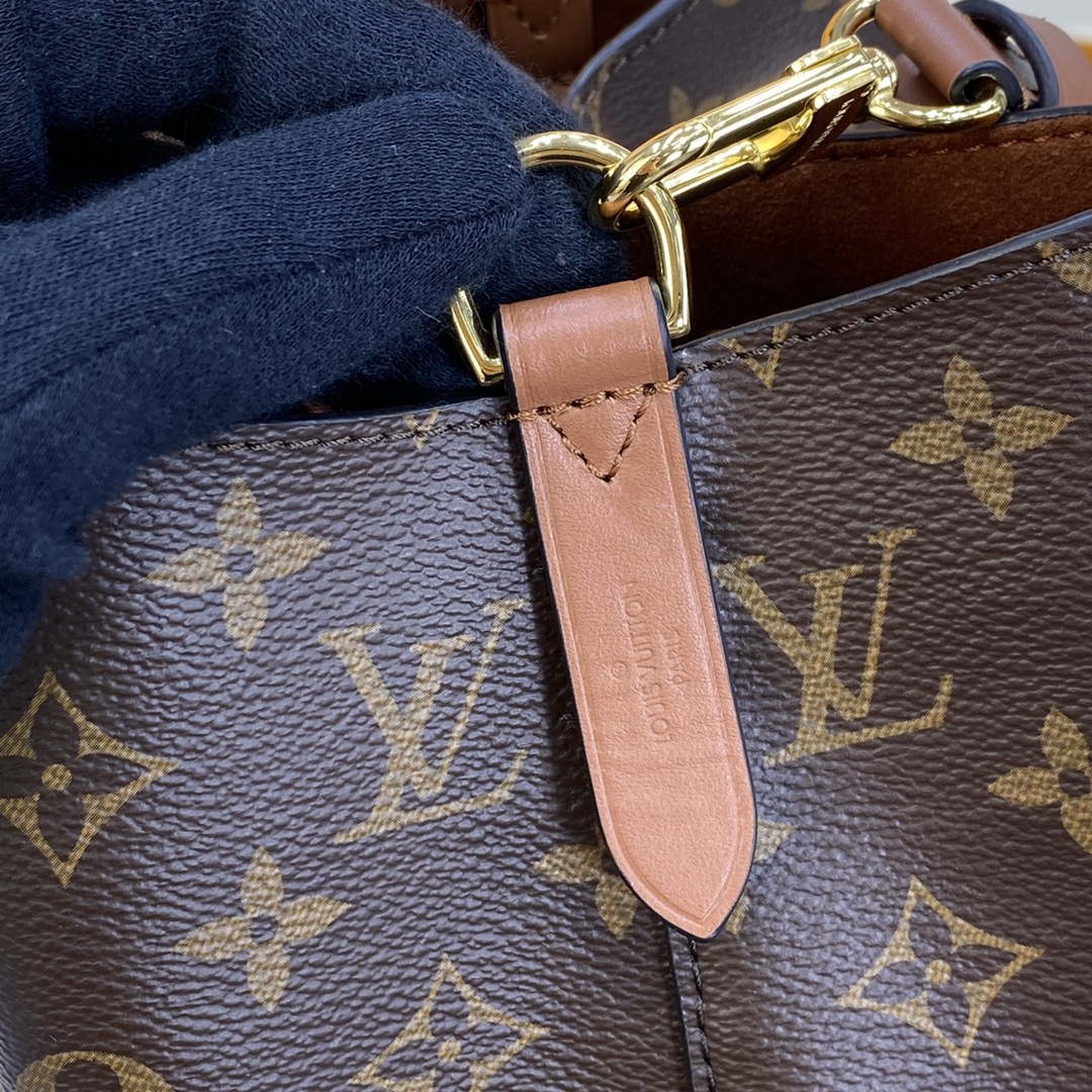 LV M44887 Louis Vuitton MM N¨¦ONO¨¦ Bag Monogram Caramel Brown - Default Title - View 5