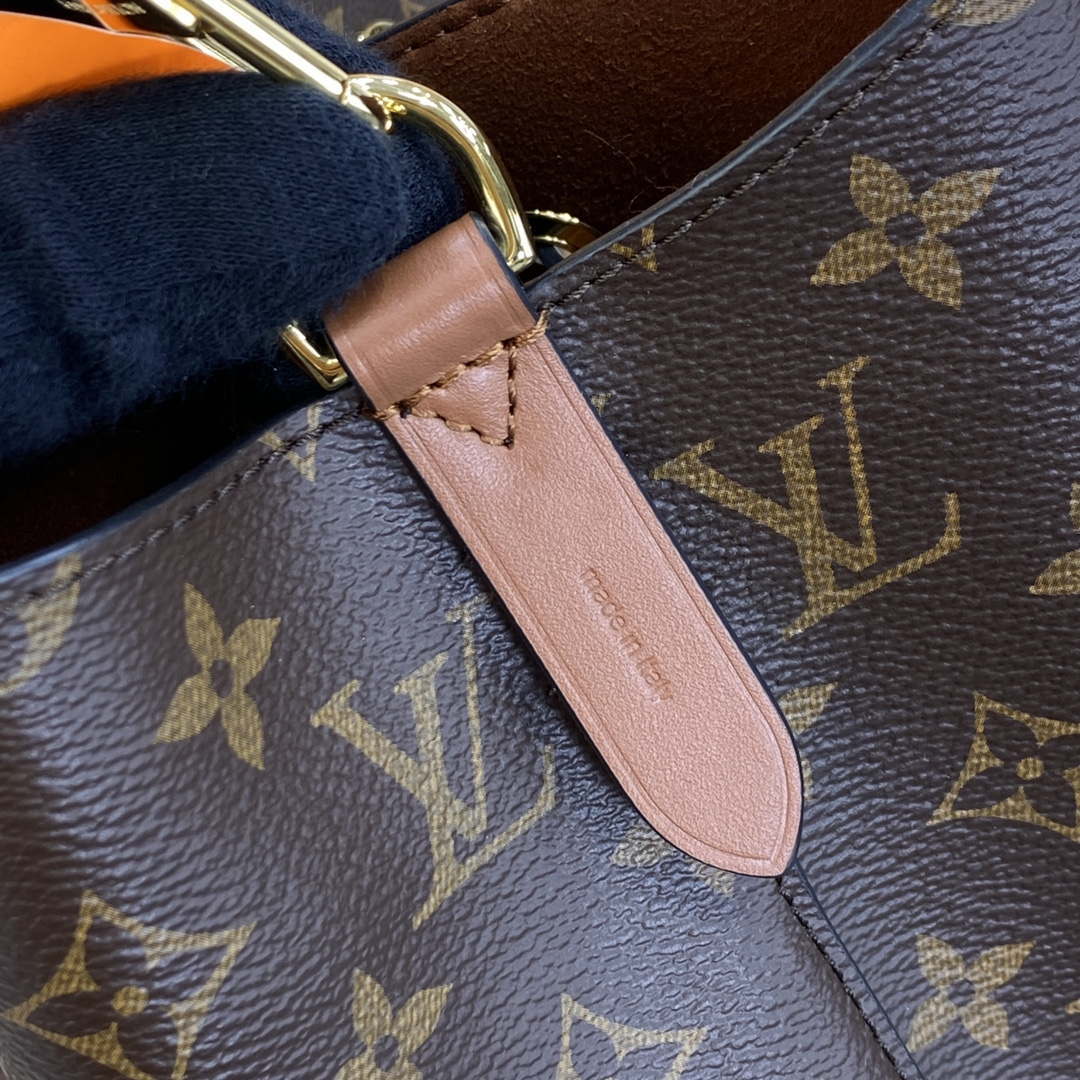 LV M44887 Louis Vuitton MM N¨¦ONO¨¦ Bag Monogram Caramel Brown - Default Title - View 6