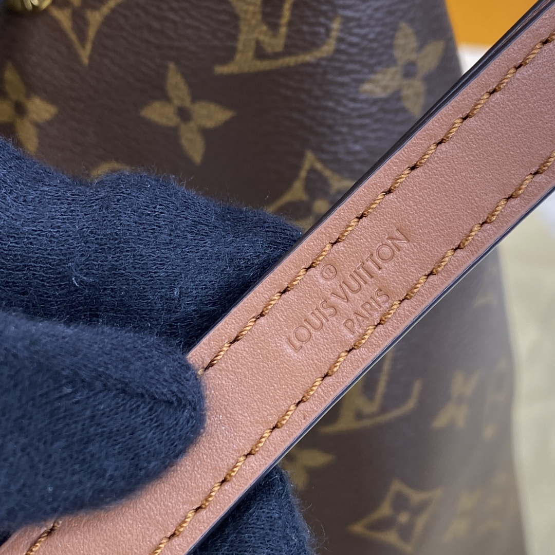 LV M44887 Louis Vuitton MM N¨¦ONO¨¦ Bag Monogram Caramel Brown