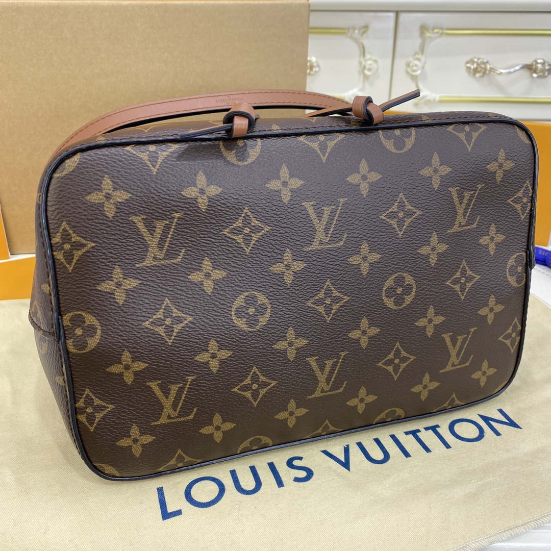 LV M44887 Louis Vuitton MM N¨¦ONO¨¦ Bag Monogram Caramel Brown