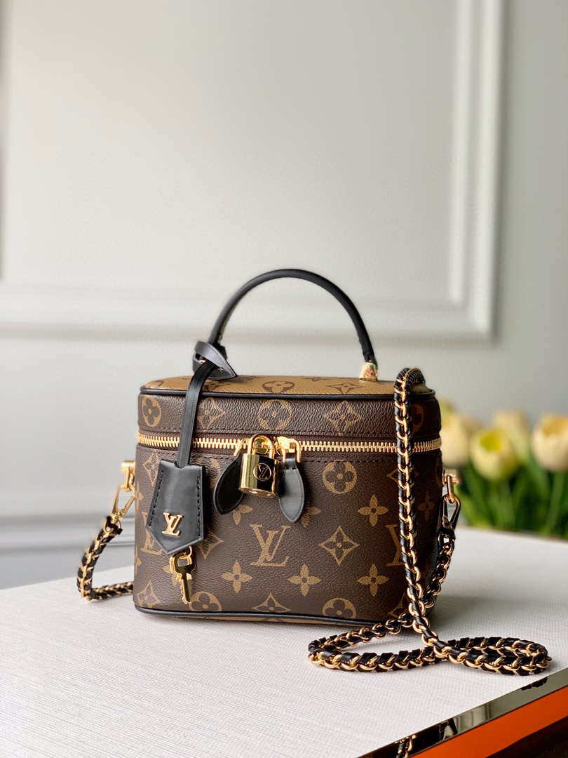 LV M45165 Louis Vuitton Vanity Pm Monogram Bag - Default Title - View 1