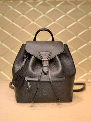 LV M45205 Louis Vuitton Montsouris Backpack Black - Default Title - View 1