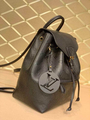 LV M45205 Louis Vuitton Montsouris Backpack Black - Default Title - View 3