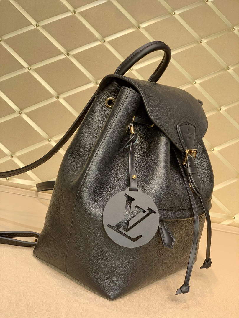 LV M45205 Louis Vuitton Montsouris Backpack Black - Default Title - View 3