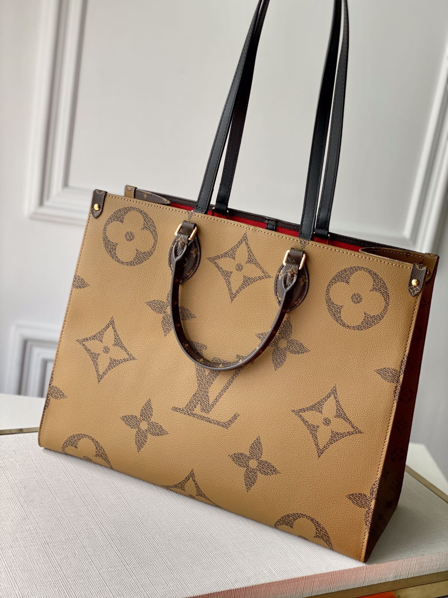 LV M45320 Louis Vuitton Onthego GM Bag M45321 Monogram and Monogram Reverse - Default Title - View 2