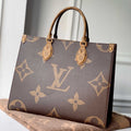 LV M45321 Louis Vuitton Onthego MM Bag M45320 Monogram and Monogram Reverse - Default Title - View 1