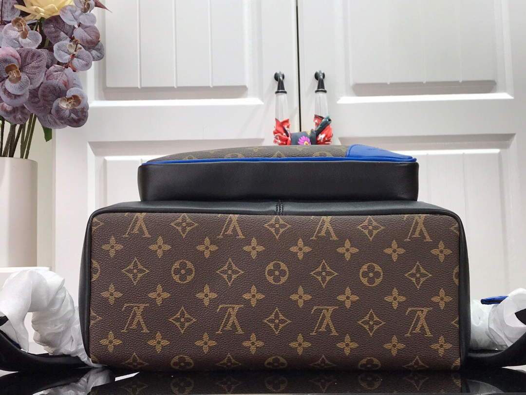 LV M45335 Louis Vuitton Dean Backpack Monogram Macassar