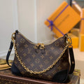 LV M45381 Louis Vuitton Odeon PM Shoulder Bag Monogram Black