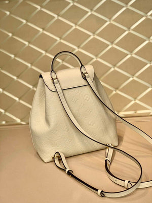 LV M45410 Louis Vuitton Montsouris Backpack Milky white - Default Title - View 2