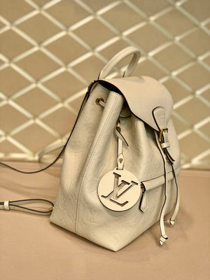LV M45410 Louis Vuitton Montsouris Backpack Milky white - Default Title - View 3