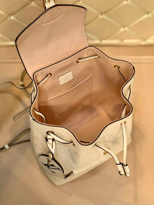 LV M45410 Louis Vuitton Montsouris Backpack Milky white - Default Title - View 8
