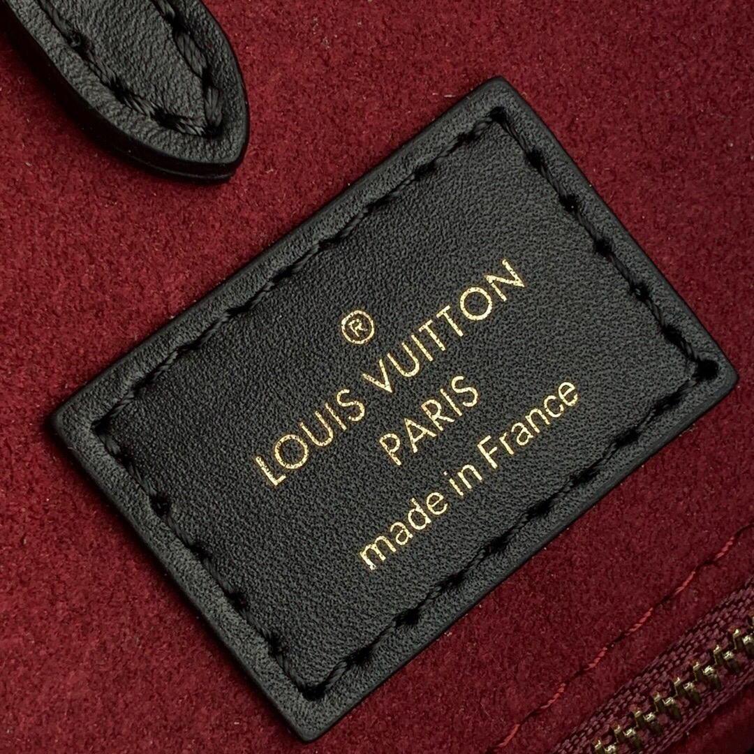 LV M45495 Louis Vuitton ONTHEGO MM Bag M45494 Black and Beige - luxibagsmall