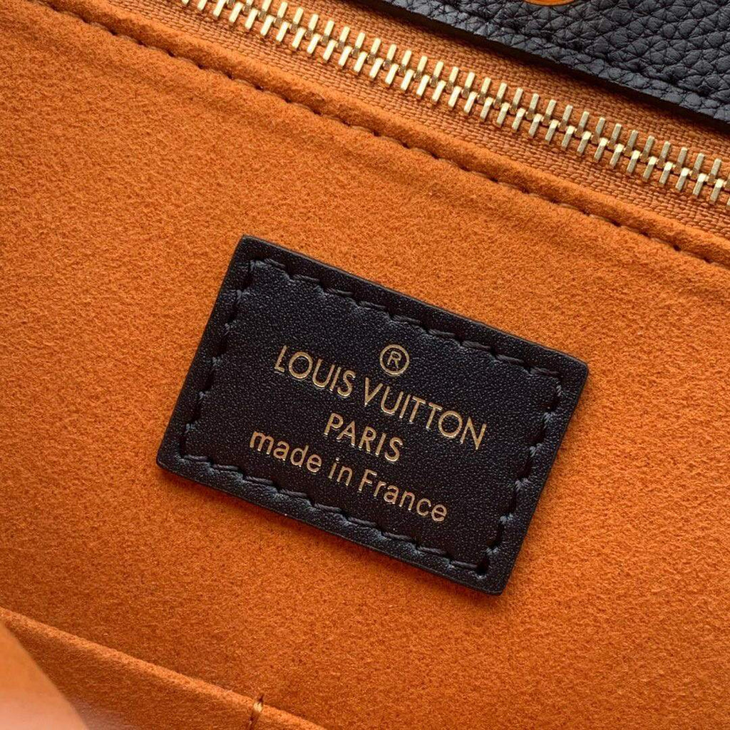 LV M45595 Louis Vuitton Onthego MM M45660 Bag Monogram Empreinte Leather Black