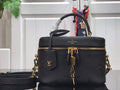LV M45598 Louis Vuitton Vanity Pm Monogram Empreinte Leather M45608 Black - luxibagsmall