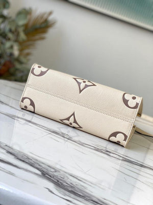 LV M45654  Louis Vuitton Onthego Pm Tote M45659 Bag Cream - luxibagsmall