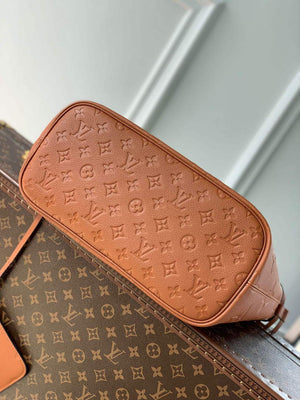 LV M45685 Louis Vuitton Neverfull MM Tote Bag Brown - Default Title - View 3
