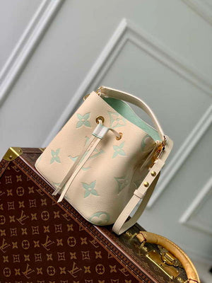 LV M24048 Louis Vuitton N¨¦oNo¨¦ BB Bucket Bag Latte White Matcha - Default Title - View 2