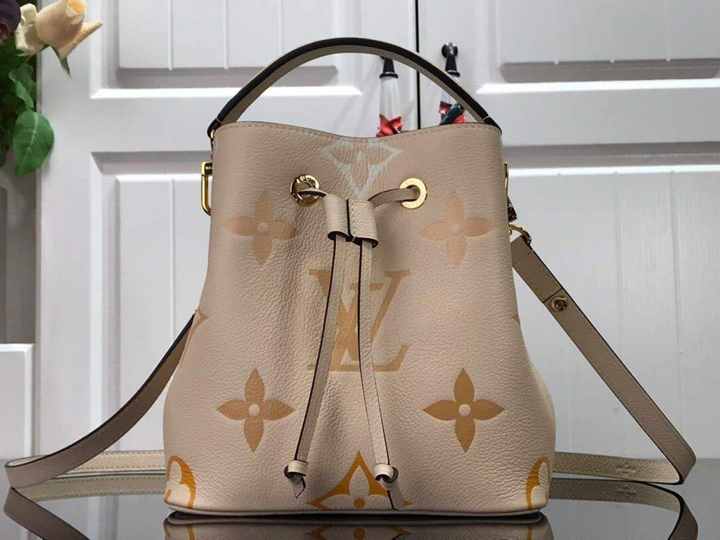 LV M45716 Louis Vuitton N¨¦ONO¨¦ BB M45709 Bag Cream Saffron - luxibagsmall