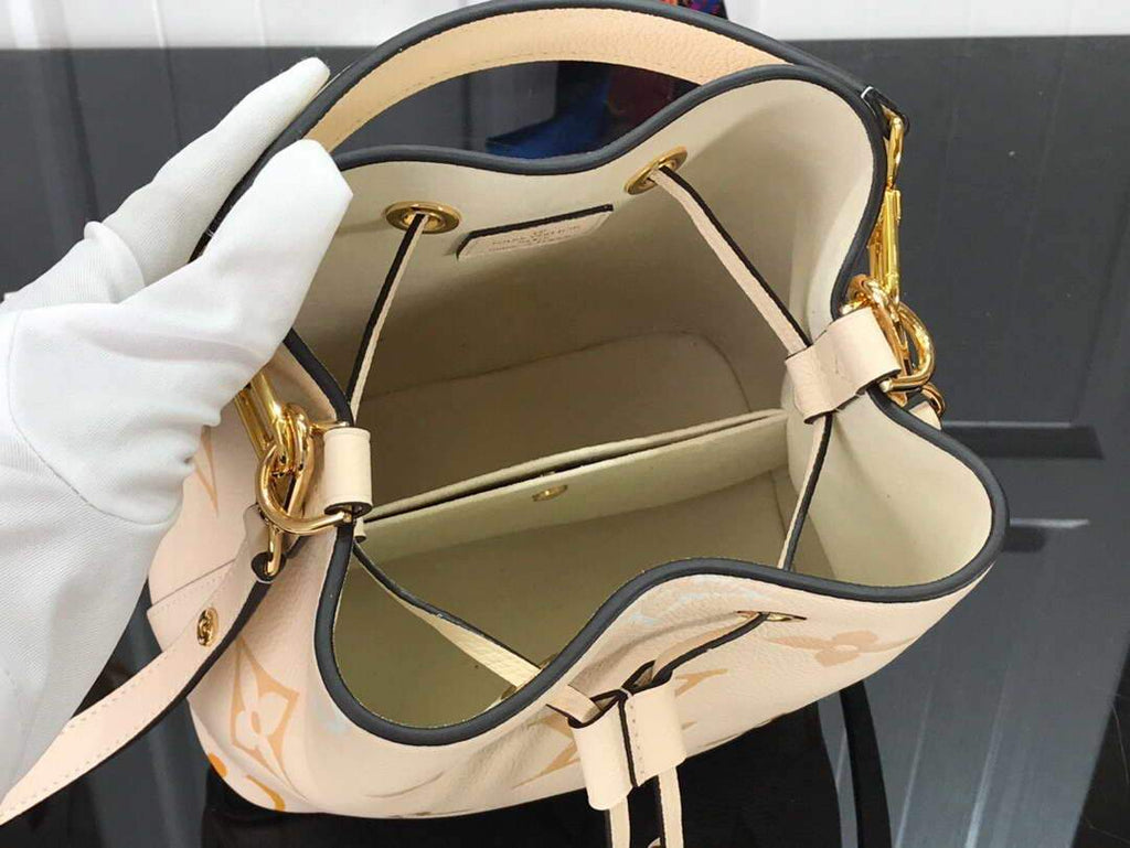 LV M45716 Louis Vuitton N¨¦ONO¨¦ BB M45709 Bag Cream Saffron - luxibagsmall