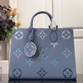 LV M45718 Louis Vuitton Onthego MM Handbag Summer Blue