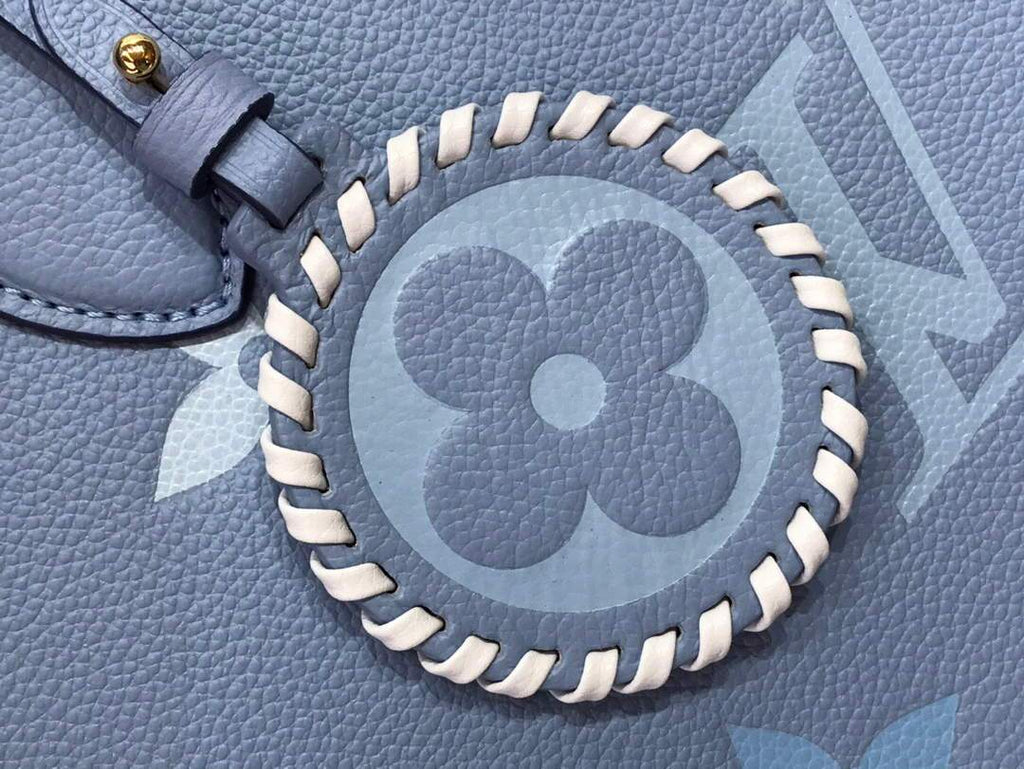 LV M45718 Louis Vuitton Onthego MM Handbag Summer Blue