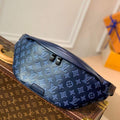 LV M45729 Louis Vuitton Discovery Bumbag PM Navy Blue - luxibagsmall