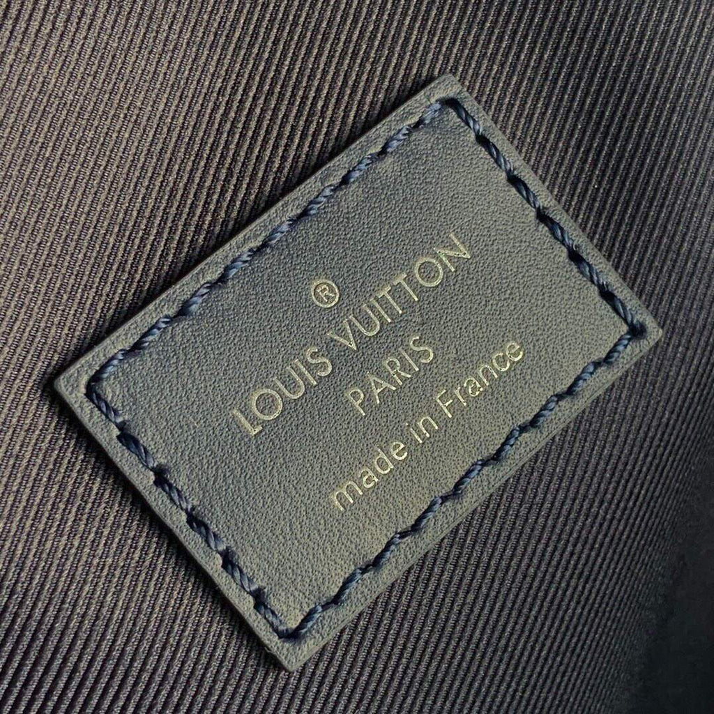 LV M45760 Louis Vuitton Discovery Backpack White Blue