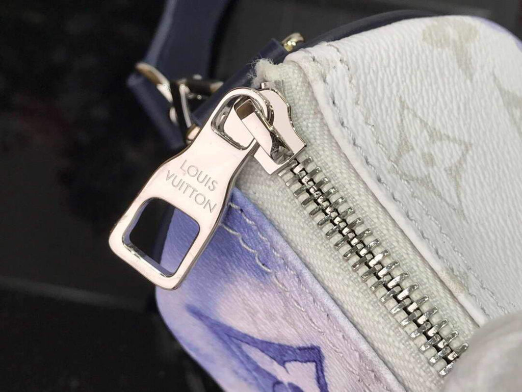LV M45761 Louis Vuitton Keepall XS Watercolor Blue