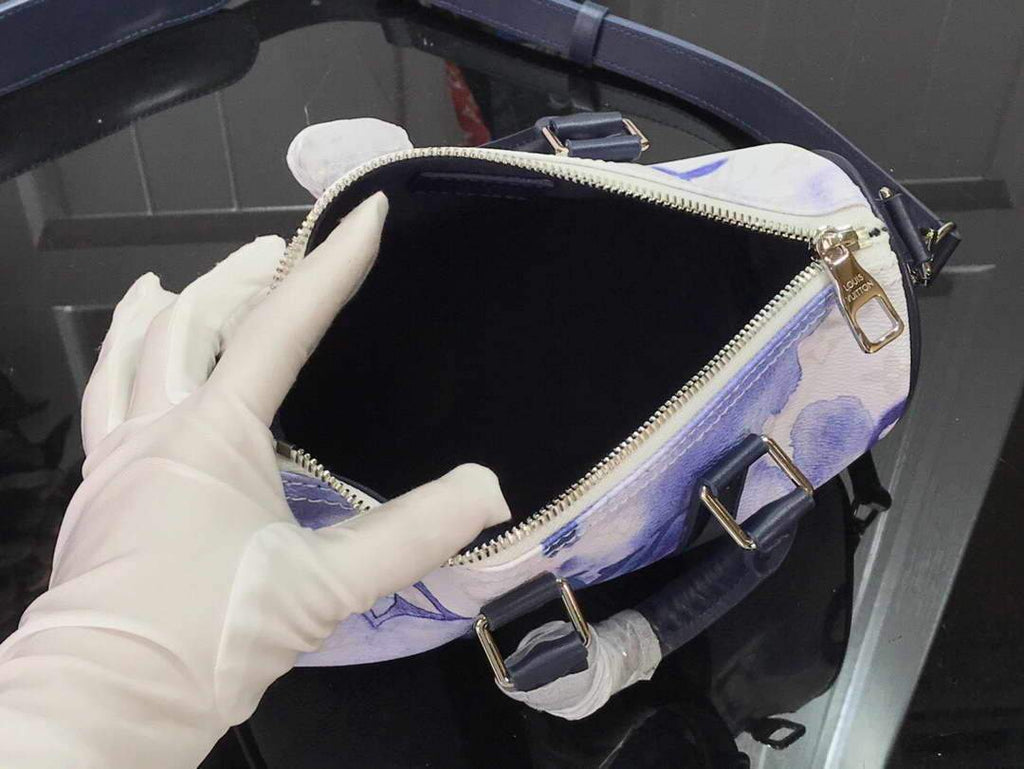 LV M45761 Louis Vuitton Keepall XS Watercolor Blue