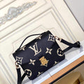LV M45773 Louis Vuitton Pochette M¨¦tis M45596 Bag Black Beige - luxibagsmall