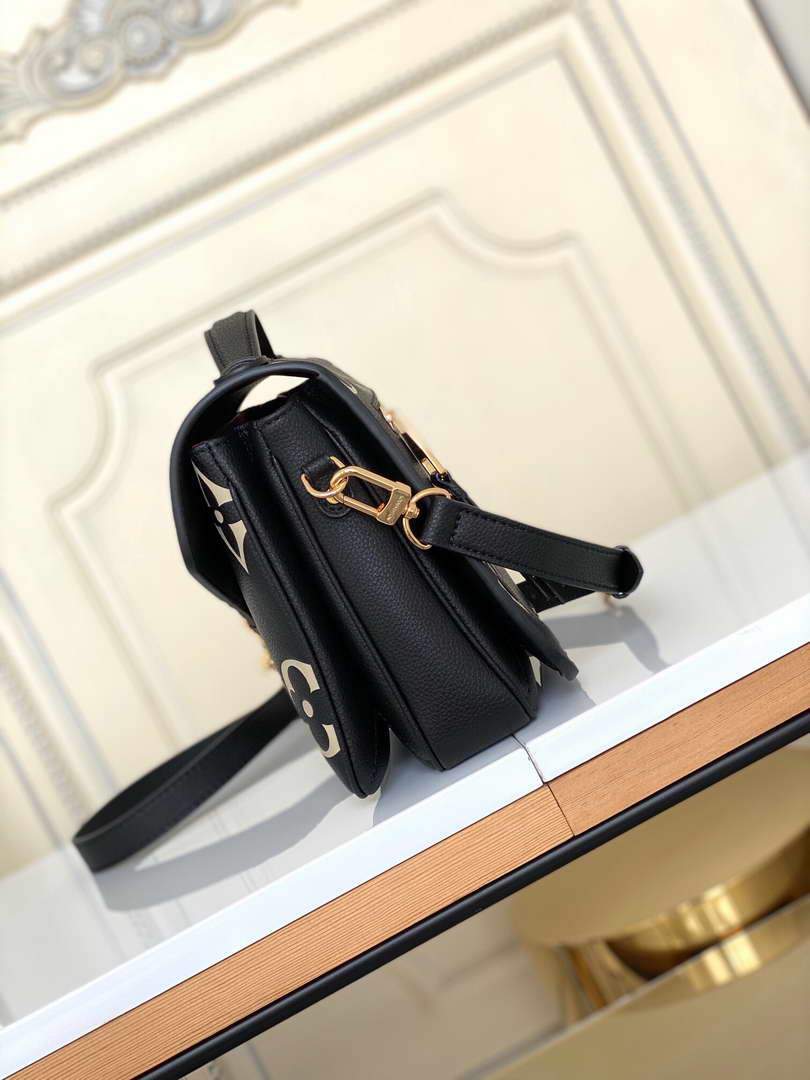 LV M45773 Louis Vuitton Pochette M¨¦tis M45596 Bag Black Beige - luxibagsmall