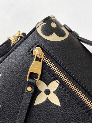 LV M45773 Louis Vuitton Pochette M¨¦tis M45596 Bag Black Beige - luxibagsmall