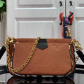 LV M45777 Louis Vuitton M80447 M80399 Multi Pochette Accessoires Bag Tan - luxibagsmall