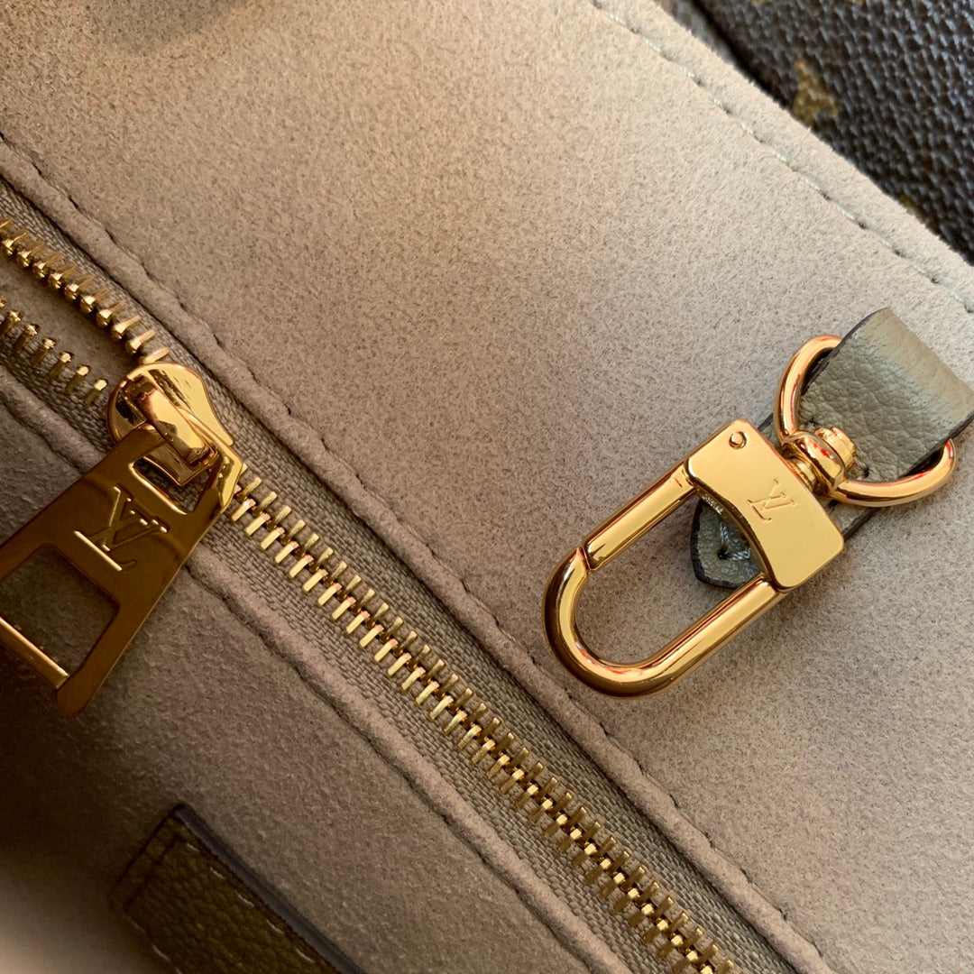 LV M45779 Louis Vuitton Onthego Pm Bag leather Gray - Default Title - View 6