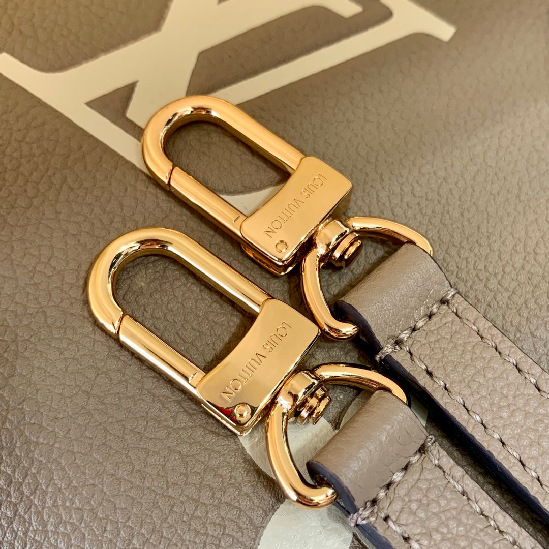 LV M45779 Louis Vuitton Onthego Pm Bag leather Gray - Default Title - View 9