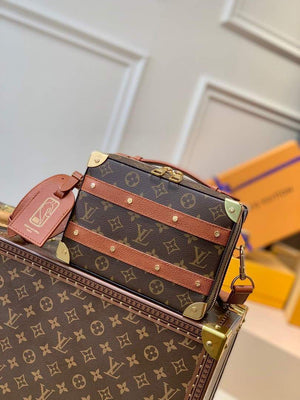 LV M45785  Louis Vuitton LVxNBA Handle Trunk Monogram - luxibagsmall
