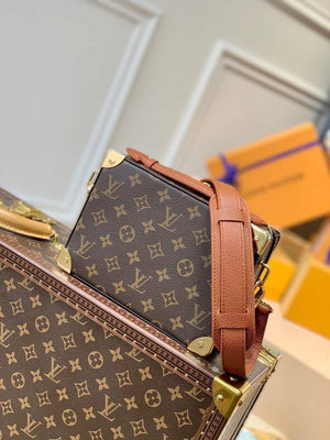 LV M45785  Louis Vuitton LVxNBA Handle Trunk Monogram - luxibagsmall