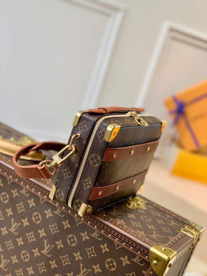 LV M45785  Louis Vuitton LVxNBA Handle Trunk Monogram - luxibagsmall