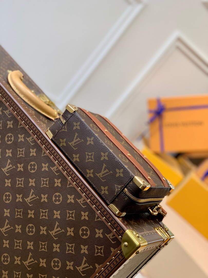 LV M45785  Louis Vuitton LVxNBA Handle Trunk Monogram - luxibagsmall