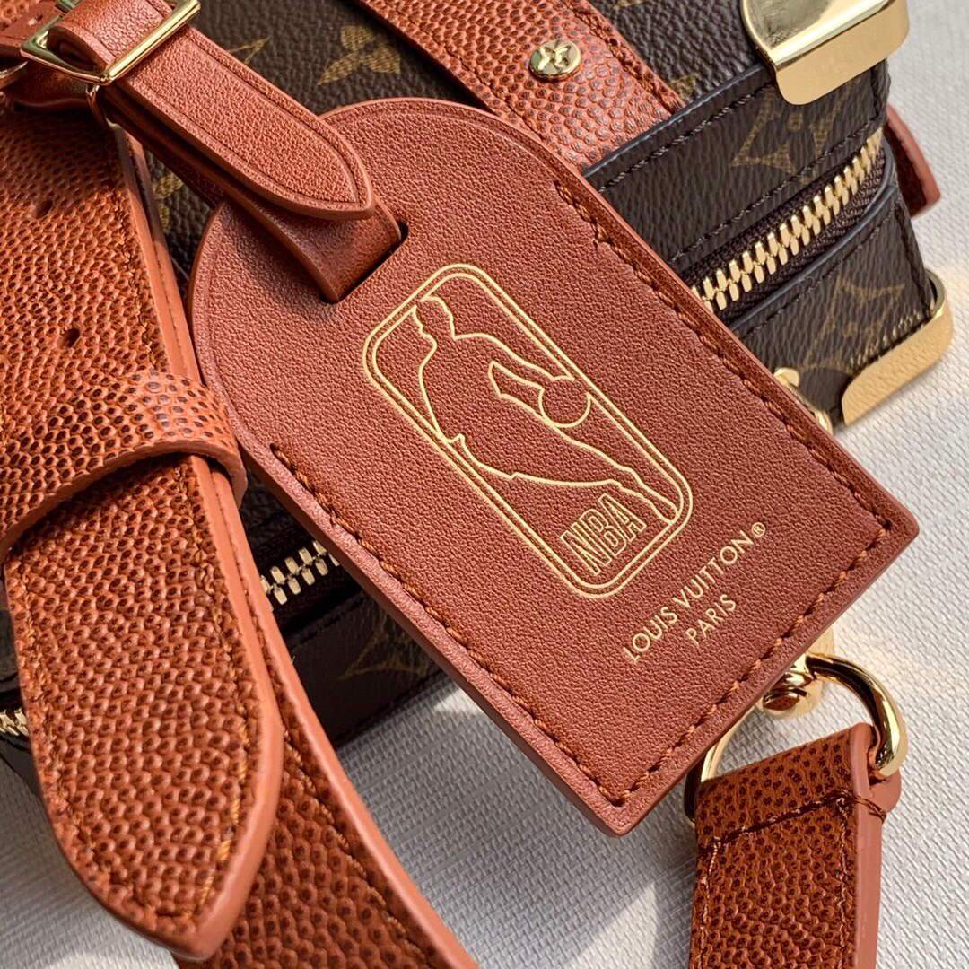 LV M45785  Louis Vuitton LVxNBA Handle Trunk Monogram - luxibagsmall