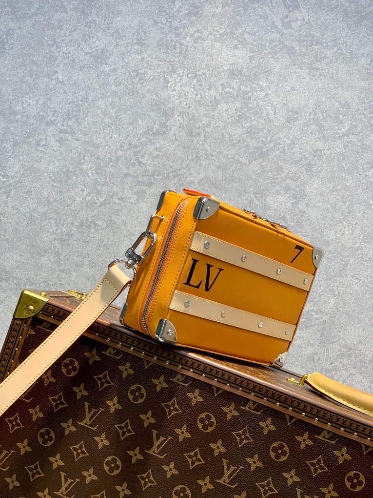 LV M45785  Louis Vuitton LVxNBA Handle Trunk Orange - Default Title - View 2