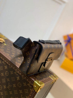 LV M45807 Louis Vuitton S Lock Sling Bag Black - Default Title - View 3