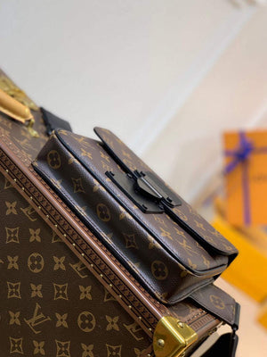 LV M45807 Louis Vuitton S Lock Sling Bag Black - Default Title - View 4