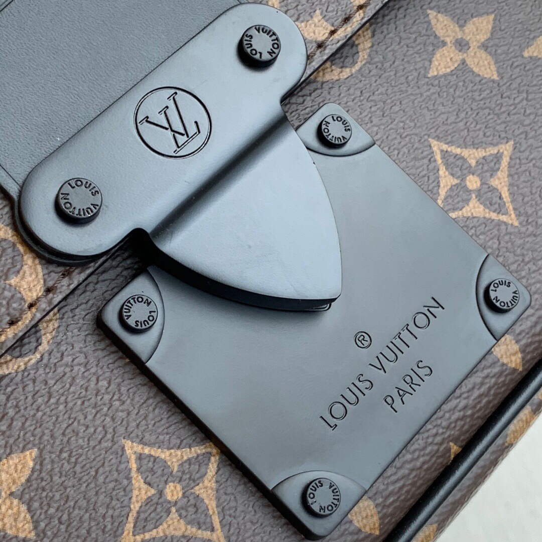 LV M45807 Louis Vuitton S Lock Sling Bag Black - Default Title - View 5