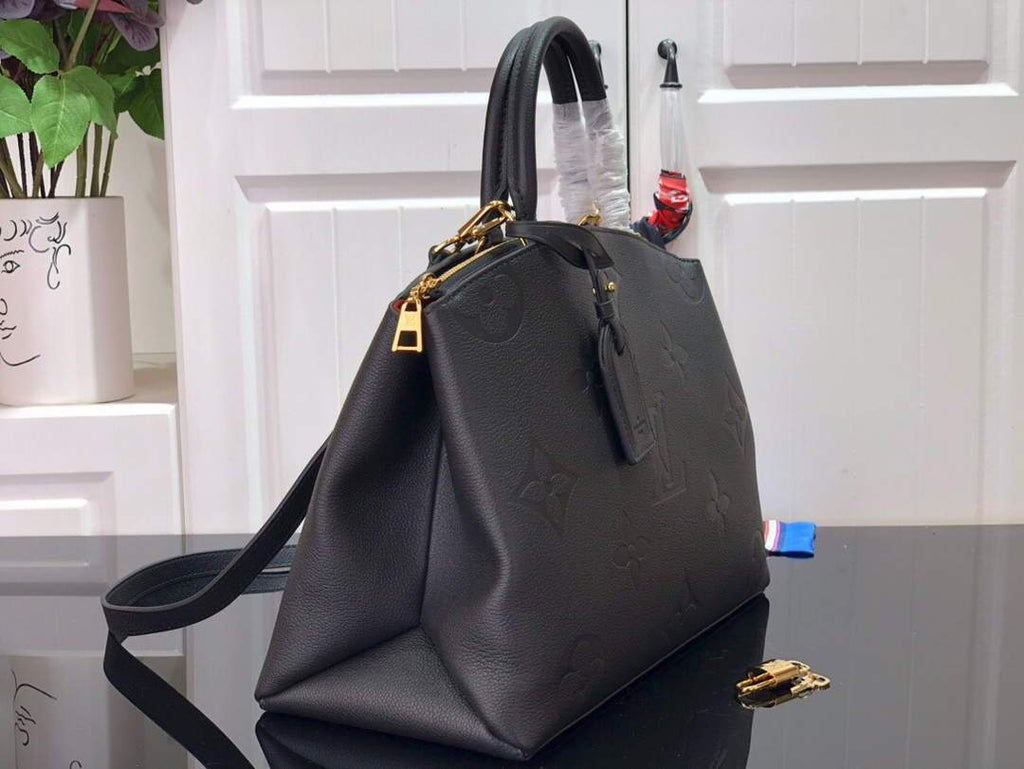 LV M45811 Louis Vuitton Grand Palais Monogram Tote Bag Black M45833