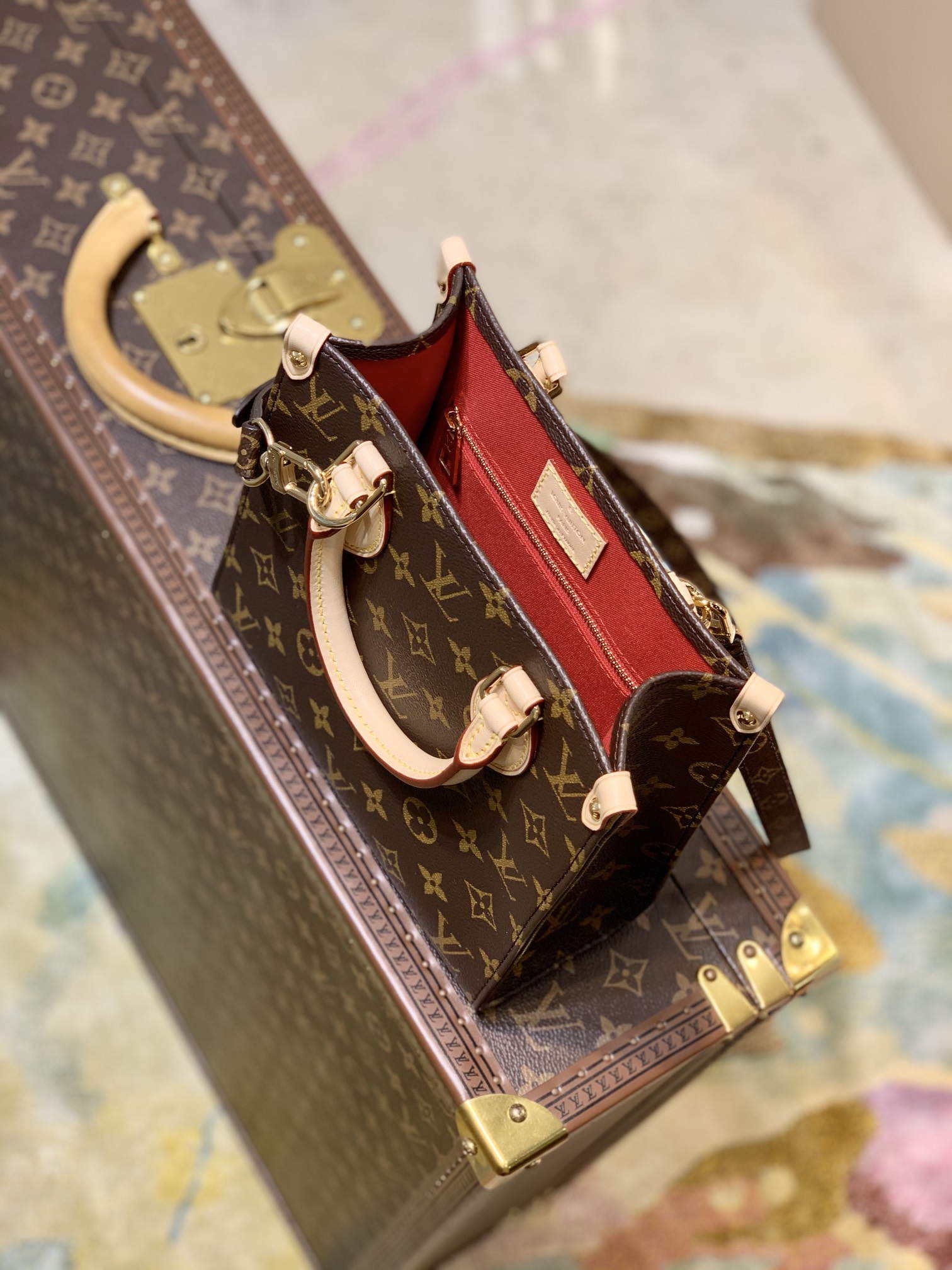 LV M45847 Louis Vuitton Sac plat BB Monogram - Default Title - View 9