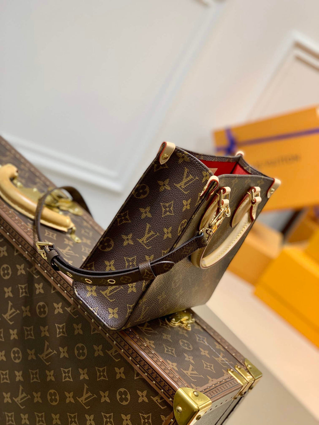 LV M45847 Louis Vuitton Sac plat BB Monogram