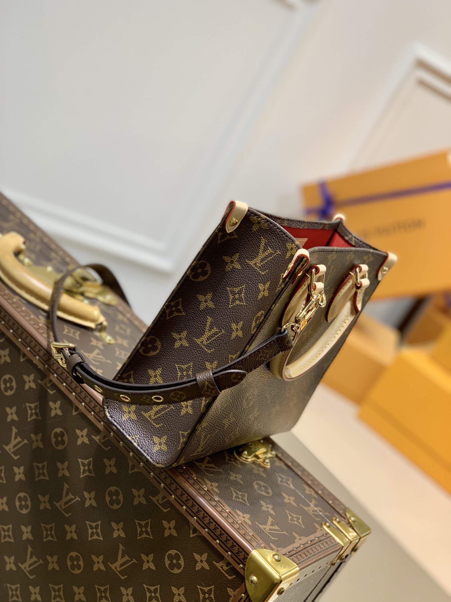 LV M45847 Louis Vuitton Sac plat BB Monogram - Default Title - View 3