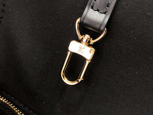 LV M45856 Louis Vuitton Neverfull MM Monogram Empreinte Leather M58525 Bag Black - Default Title - View 7