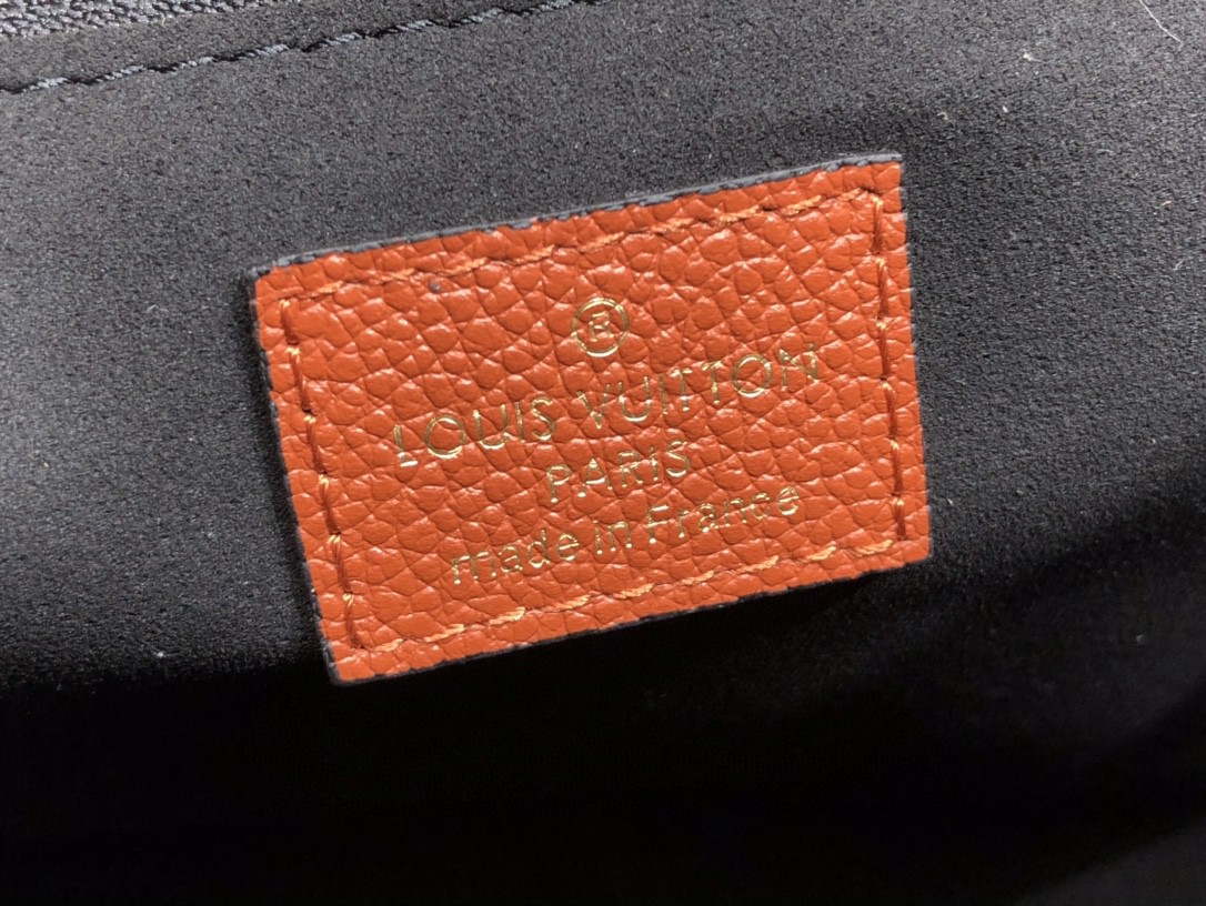LV M45856 Louis Vuitton Neverfull MM Monogram Empreinte Leather M58525 Bag Black - Default Title - View 8